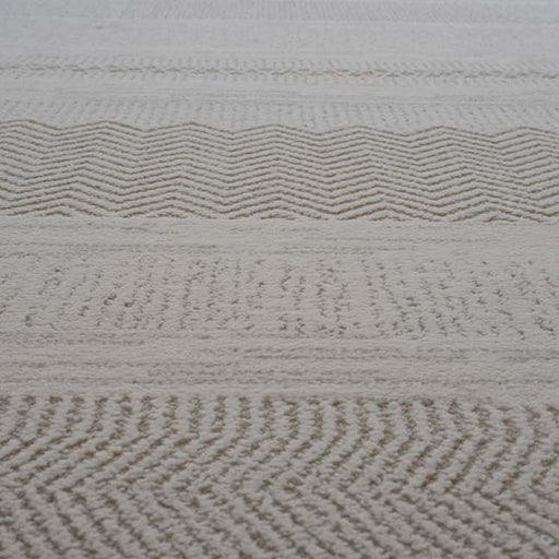 Textured Stripes Neutral Tones Harmony Rug- Rugs Direct