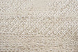 Minimalist Warm Beige Textured Lattice Harmony Rug (59017-9595) - Rugs Direct
