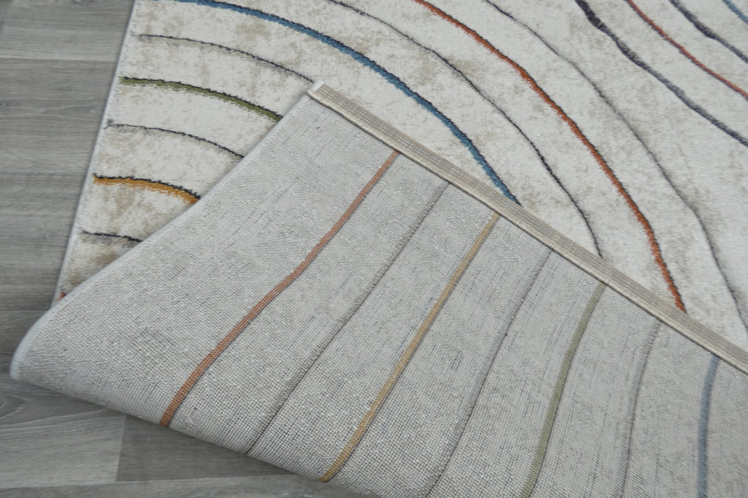 Retro Arch Modern Geometric Aroha Rug - Rugs Direct