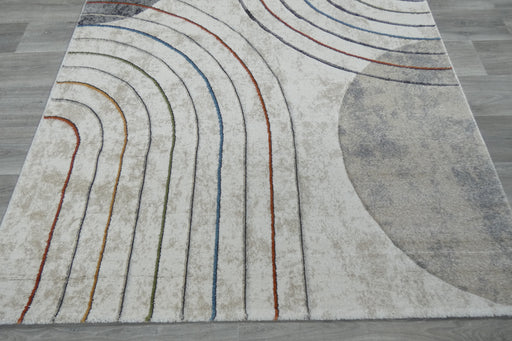 Retro Arch Modern Geometric Aroha Rug - Rugs Direct