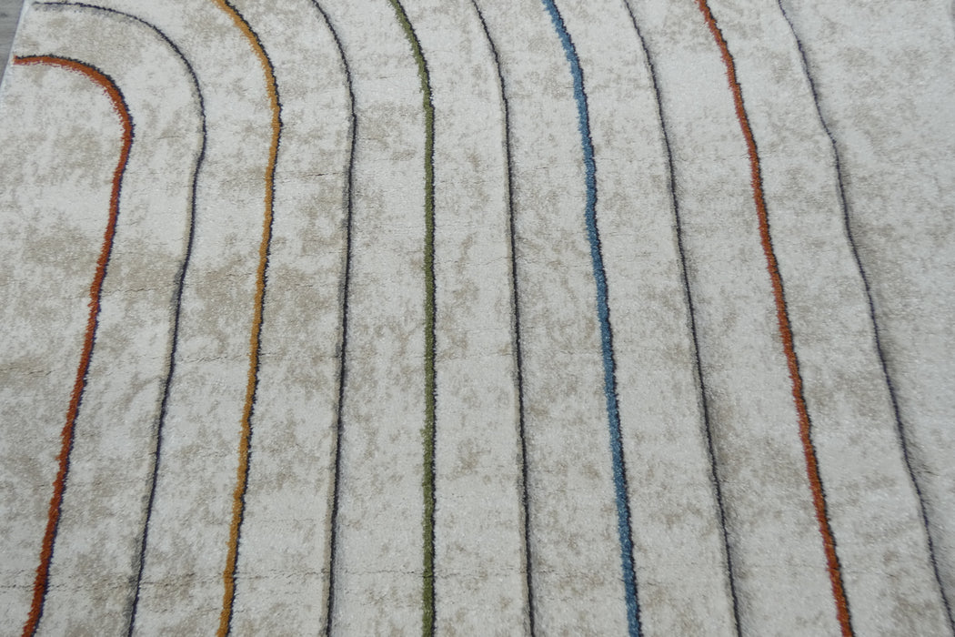 Retro Arch Modern Geometric Aroha Rug - Rugs Direct