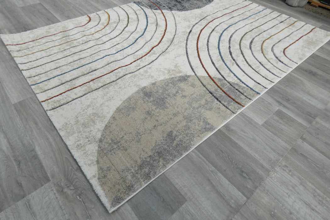 Retro Arch Modern Geometric Aroha Rug - Rugs Direct