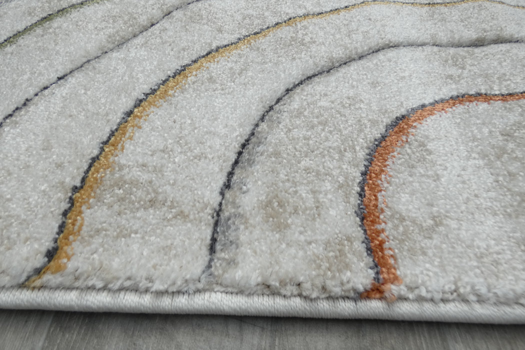 Retro Arch Modern Geometric Aroha Rug - Rugs Direct