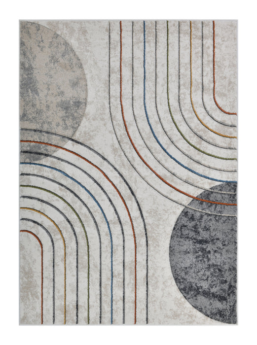 Retro Arch Modern Geometric Aroha Rug - Rugs Direct
