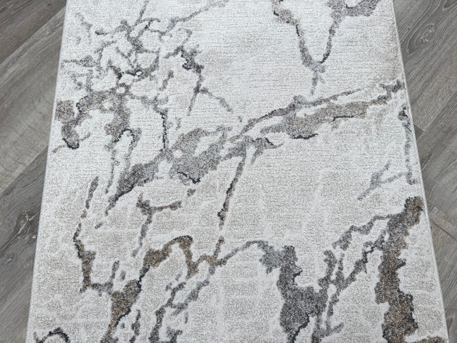 Abstract Design Ivory & Gold Valentino Runner (46001-6191) 67cm Wide x Cut to Order