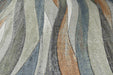 Coastal Strata Layered Wave Multi-Tonal Aroha Rug- Rugs Direct 