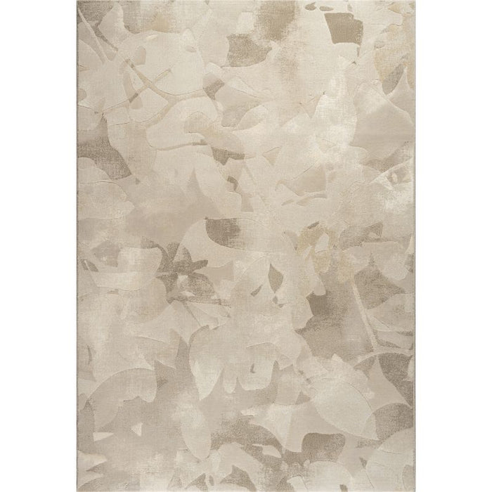 Aura Abstract Neutral Beige Modern Argentum Rug - Rugs Direct