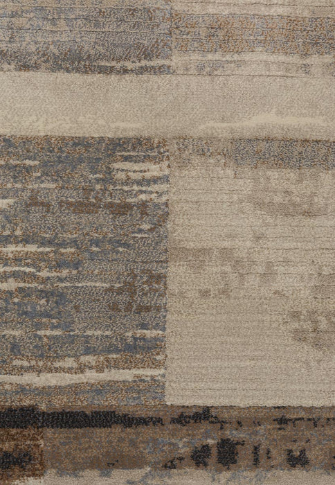 Abstract Earth Tone Argentum Rug (63019-9353)