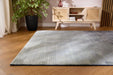 Modern Midnight Navy & Slate Blue Ombre Abstract Argentum Rug (63029-4656) - Rugs Direct
