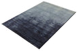 Modern Midnight Navy & Slate Blue Ombre Abstract Argentum Rug (63029-4656) - Rugs Direct