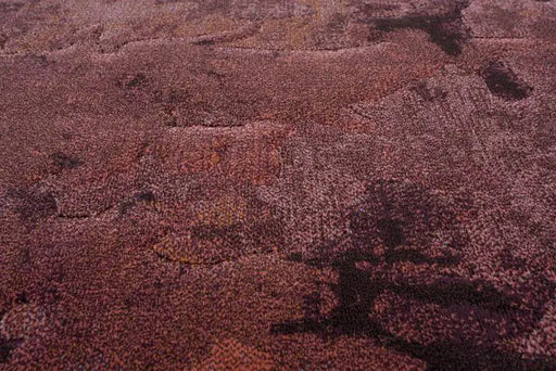 Merlot Stone Abstract Tonal Argentum Rug Size: 200 x 290cm (63040-1214) - Rugs Direct