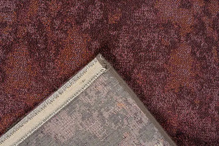 Merlot Stone Abstract Tonal Argentum Rug Size: 200 x 290cm (63040-1214) - Rugs Direct