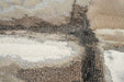 Abstract Geometric Stone Effect Argentum Rug Size: 200 x 290cm (63065-4243) - Rugs Direct