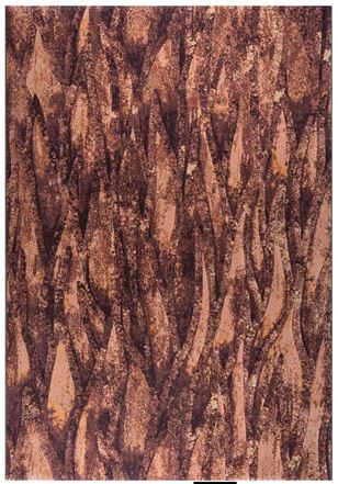 Abstract Copper Smoke Argentum Rug Size: 200 x 290cm (63074-1214)