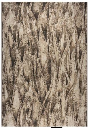 Abstract Earthy Beige Argentum Rug Size: 200 x 290cm (63074-9293)