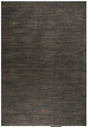 Minimalist Textured Charcoal Brown Argentum Rug Size: 200 x 290cm (63078-3283)