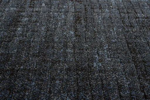 Minimalist Textured Tonal Navy Argentum Rug Size: 200 x 290cm (63078-3656) - Rugs Direct