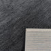 Minimalist Textured Charcoal Mist Argentum Rug Size: 200 x 290cm (63078-3676) - Rugs Direct