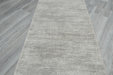 Minimalist Textured Moonlight Beige Argentum Hallway Runner Size: 80cm Wide x Cut to Order (63078-6575)- Rugs Direct 