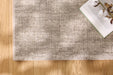 Minimalist Textured Moonlight Beige Argentum Rug Size: 200 x 290cm (63078-6575)- Rugs Direct
