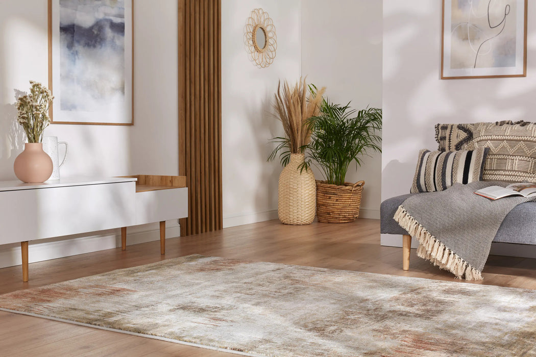 Abstract Shapes Rug Rustic Funky Abstract Rustic Coloured Design Argentum Rug — Rugs Direct