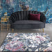 Multicoloured Floral Modern Style Argentum Rug- Rugs Direct 