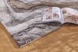 Abstract Sandstone Marble Pattern Argentum Rug (63436-9283) - Rugs Direct