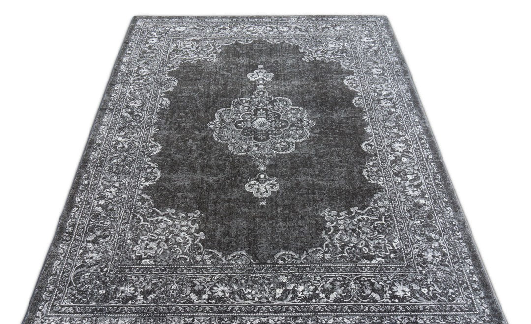 Mastercraft Faded Look Traditional Design Argentum Rug (63512-3696) Size:200 x 290cm- Rugs Direct