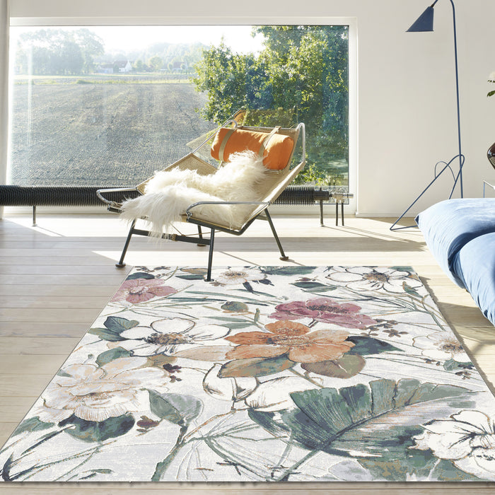 Mastercraft Floral Argentum Rug (63557-7626)