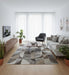 Modern Geometric Design Argentum Rug Size: 200 x 290cm-Rugs Direct