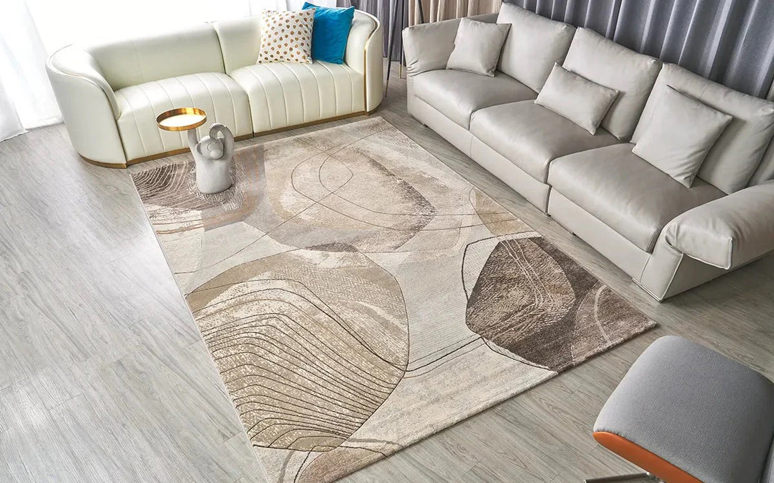 Contemporary Design Argentum Rug Size: 120 x 170cm (63763-6282) - Rugs Direct