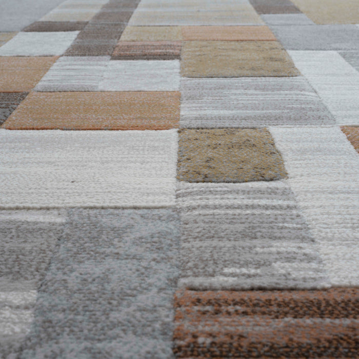Abstract Design Argentum Rug- Rugs Direct
