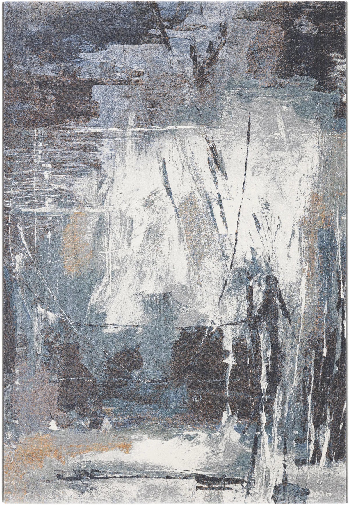 Modern Abstract Design Argentum Rug — Rugs Direct