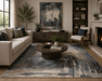 Modern Abstract Design Argentum Rug- Rugs Direct
