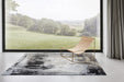 Contemporary Brushstroke Argentum Rug- Rugs Direct