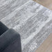 Modern Abstract Textured Argentum Rug Size: 200 x 290cm- Rugs Direct