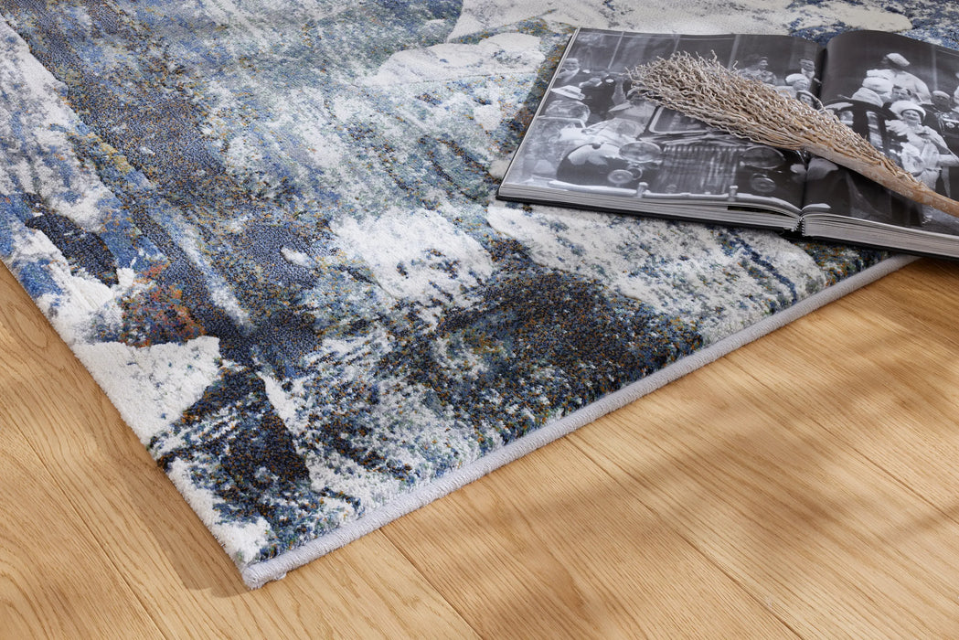 Funky Abstract Design Argentum Rug Size: 120 x 170cm- Rugs Direct