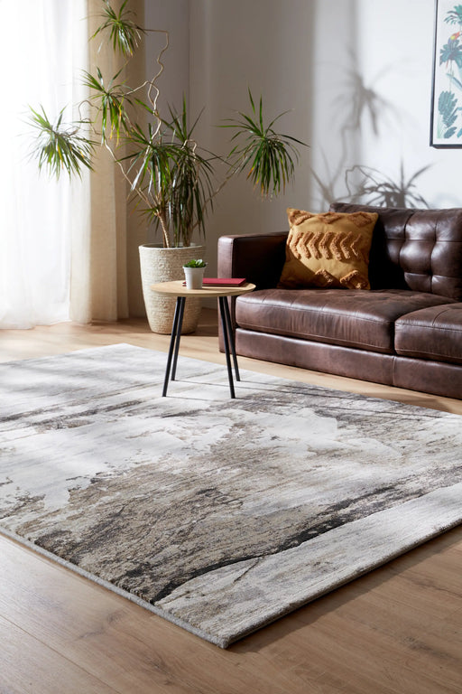 Funky Abstract Design Argentum Rug (63847-9243) Size: 300 x 400cm-Rugs Direct