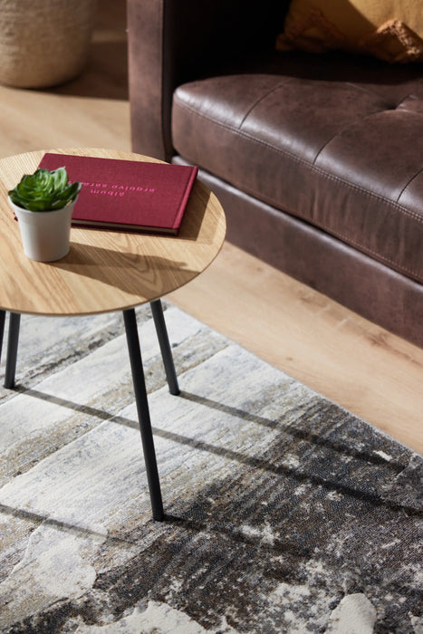 Funky Abstract Design Argentum Rug (63847-9243) Size: 300 x 400cm-Rugs Direct