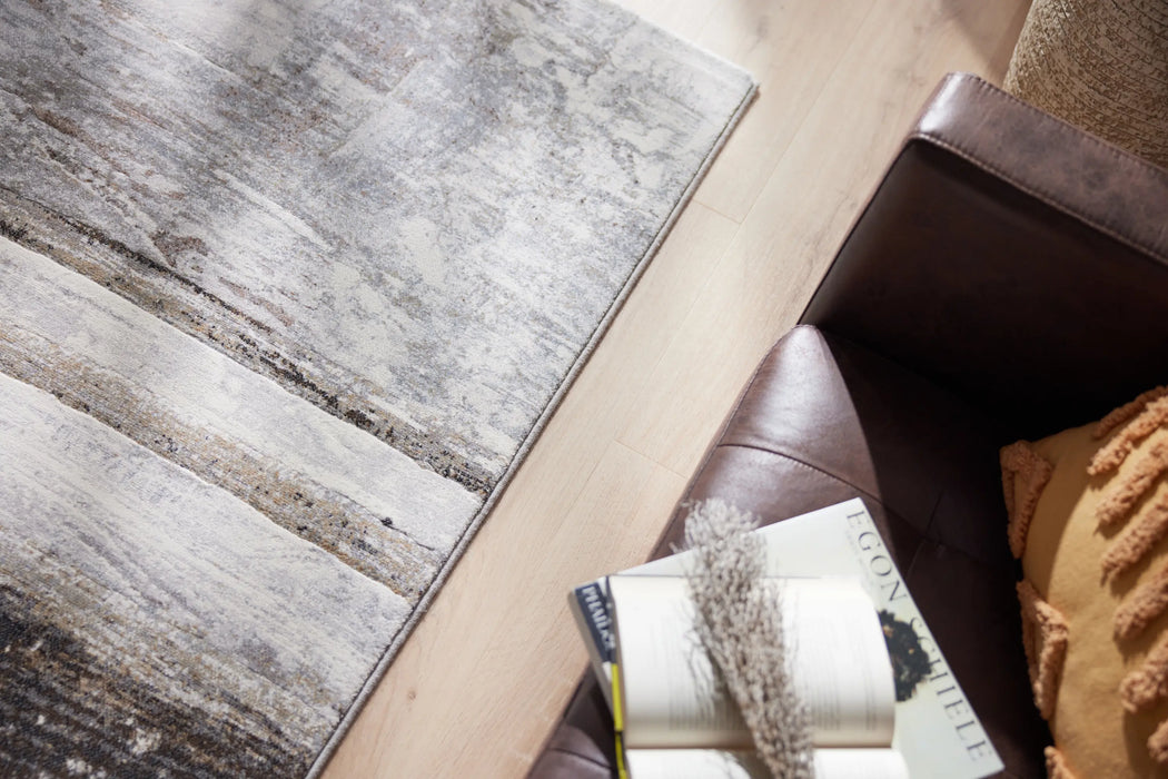 Funky Abstract Design Argentum Rug (63847-9243) Size: 300 x 400cm-Rugs Direct