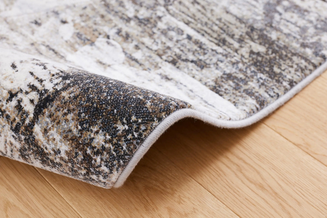 Funky Abstract Design Argentum Rug (63847-9243) Size: 300 x 400cm-Rugs Direct