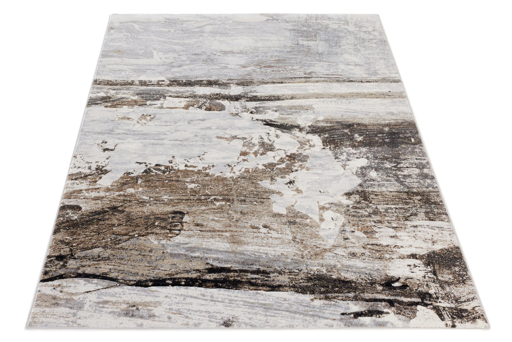 Funky Abstract Design Argentum Rug (63847-9243) Size: 300 x 400cm-Rugs Direct