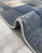 Blue Brush Stroke Modern Design Argentum Rug Size: 160 x 230cm- Rugs Direct