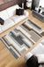 Abstract Geometric Design Argentum Rug- Rugs Direct