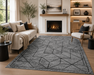 Modern Design Argentum Rug Size: 160 x 230cm- Rugs Direct
