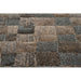 Modern Mocha & Slate Checkerboard Mosaic Argentum Rug Size: 280 x 380cm (63984-3293) - Rugs Direct