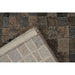 Modern Mocha & Slate Checkerboard Mosaic Argentum Rug Size: 280 x 380cm (63984-3293) - Rugs Direct