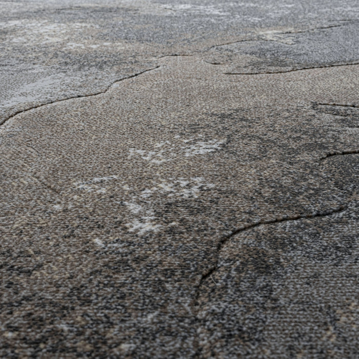 Abstract Design Argentum Rug Size: 200 x 290cm- Rugs Direct 