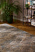 Modern Natural Stone Wave Abstract Argentum Rug (63986-8219) - Rugs Direct