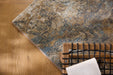 Modern Natural Stone Wave Abstract Argentum Rug (63986-8219) - Rugs Direct